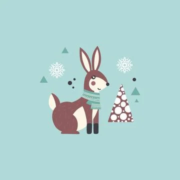 Rabbit illustration Stock Illustration