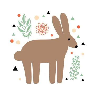 Rabbit illustration Stock Illustration