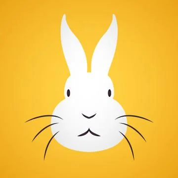 Rabbit logo Stock Illustration