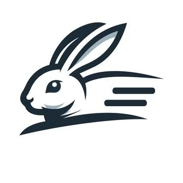 Rabbit Logo / Rabbit Vector Illustration Stock Illustration