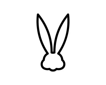 Rabbit Logo template vector icon design Stock Illustration