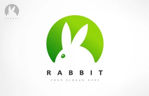 Rabbit logo vector. Animal design. Stock Illustration