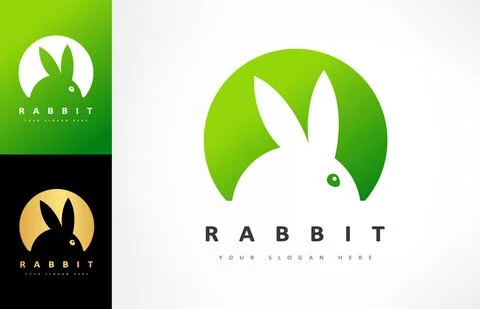 Rabbit logo vector. Animal design. Stock Illustration