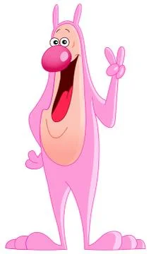 Rabbit man Stock Illustration