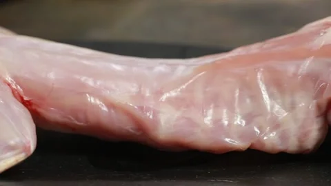 Rabbit meat Stock Footage 150122293