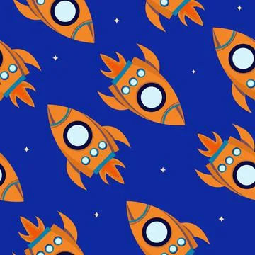 Rabbit on the moon Stock Illustration