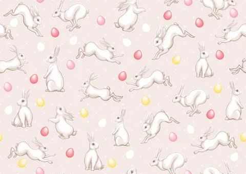 Rabbit pat  eggs 4 zz Stock Illustration