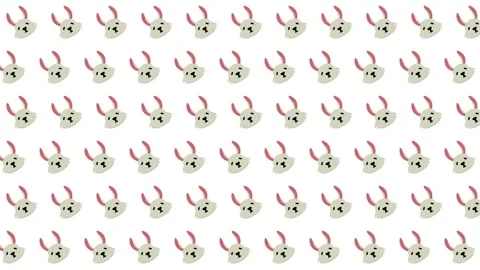 Rabbit Pattern Background Stock Footage 323288906