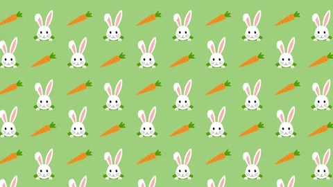 Rabbit pattern Video stock 330358031