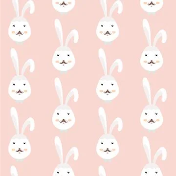 Rabbit pattern. Stock Illustration