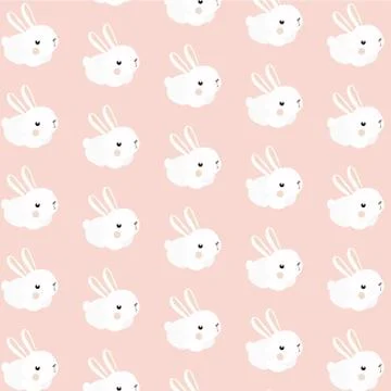 Rabbit pattern. Stock Illustration
