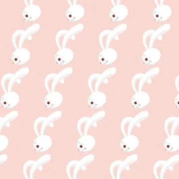 Rabbit pattern. Stock Illustration