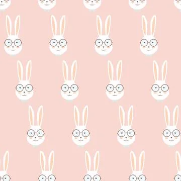 Rabbit pattern. Stock Illustration