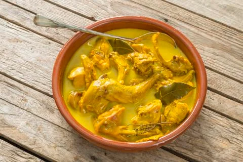 Rabbit with sauce Stock Photos