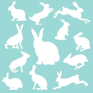 Rabbit Set Stock-Illustration