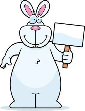Rabbit Sign Illustrazione stock
