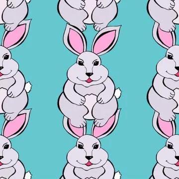 Rabbit sketch Illustrazione stock