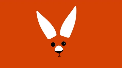 Rabbit Vector Footage Full Hd Resolution HD Animal Motion Graphic Stock Footage 179493756