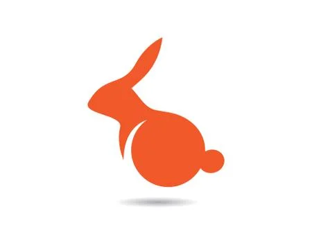 Rabbit vector icon illustration design Stock Illustration