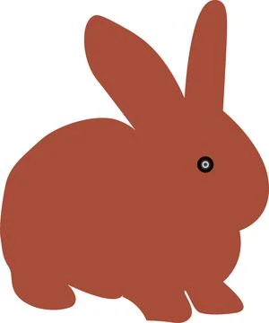 Rabbit vector illustration design Stock Illustration