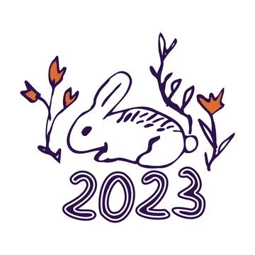 Rabbit vector illustration Stock Illustration