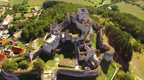 The Rabi Castle. Stock Footage 55607030