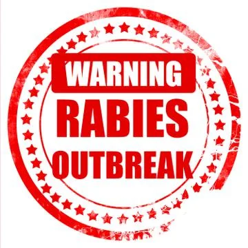 Rabies virus concept background Stock Illustration