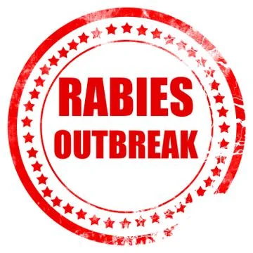 Rabies virus concept background Stock Illustration