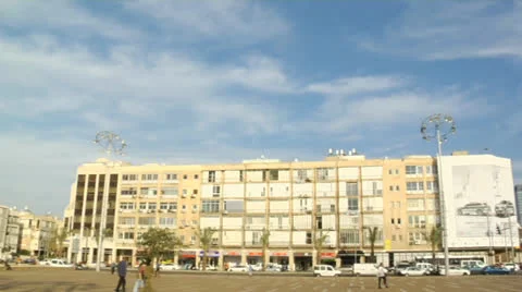 Rabin Square View Tel Aviv Day2 Stock Footage 25180406