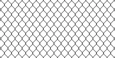 Rabitz chain-link mesh fence Stock Illustration