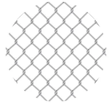 Rabitz. Progressive protective mesh of thick chrome wire that cannot be erode Stock-Illustration