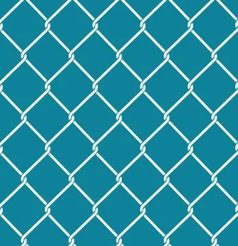 Rabitz seamless pattern. Mesh netting ornament. Mesh fence background Stock Illustration