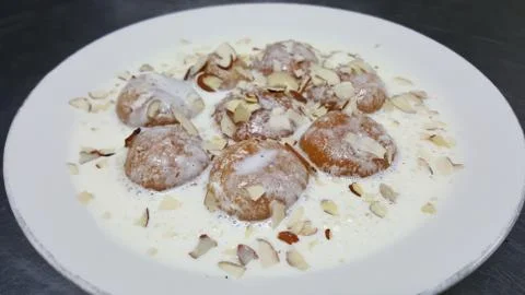 Rabri Gulab Jamoon Stock Photos