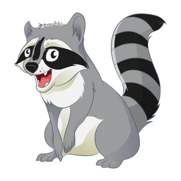 Raccoon Stock Illustration