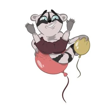 Raccoon Stock Illustration
