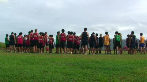 Race begins in back Stock Footage 588917