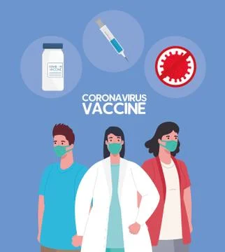The race between country, for developing coronavirus covid19 vaccine, doctor Stock Illustration