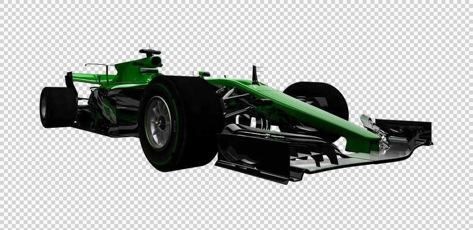 Race car. 3d rendering. 3d illustration Stock Illustration
