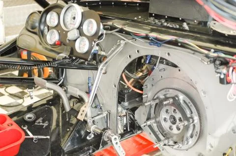 Race car interior Stock Photos