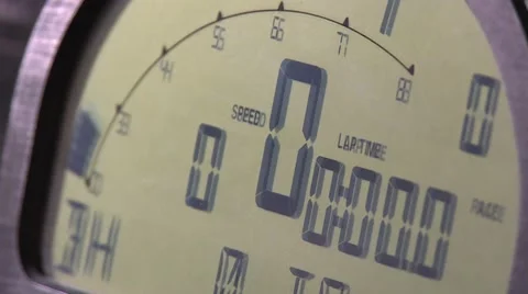Race car Speedometer Revving engine Stock-Footage 59645567