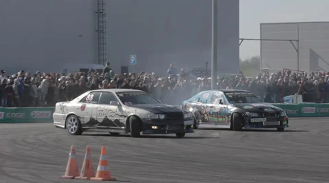 Race car on the track Video stock 39397782