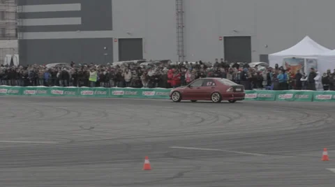 Race car on the track Stock Footage 39397861