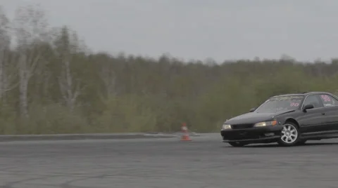 Race car on the track Video stock 39397870
