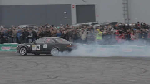 Race car on the track Stock Footage 39397989