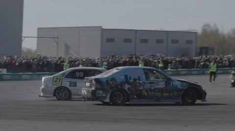 Race car on the track Video stock 39398207