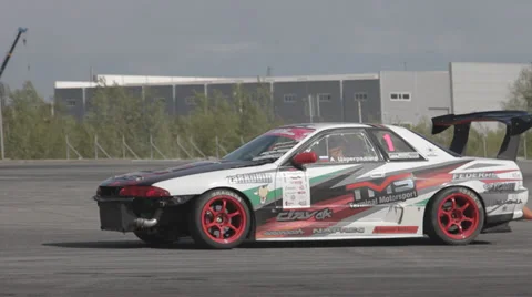 Race car on the track Video stock 39623110