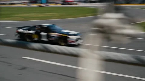 Race Car Track Racer Racing Fast Stock Footage