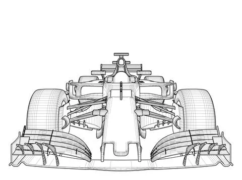 Race Car Vector. Stock Illustration