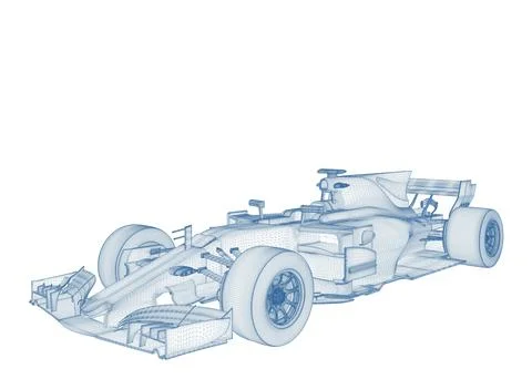 Race Car Vector. Illustrazione stock