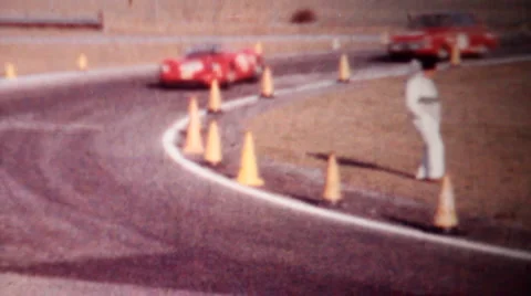 Race cars, 24 Hours of Daytona 1966 | Stock Video | Pond5